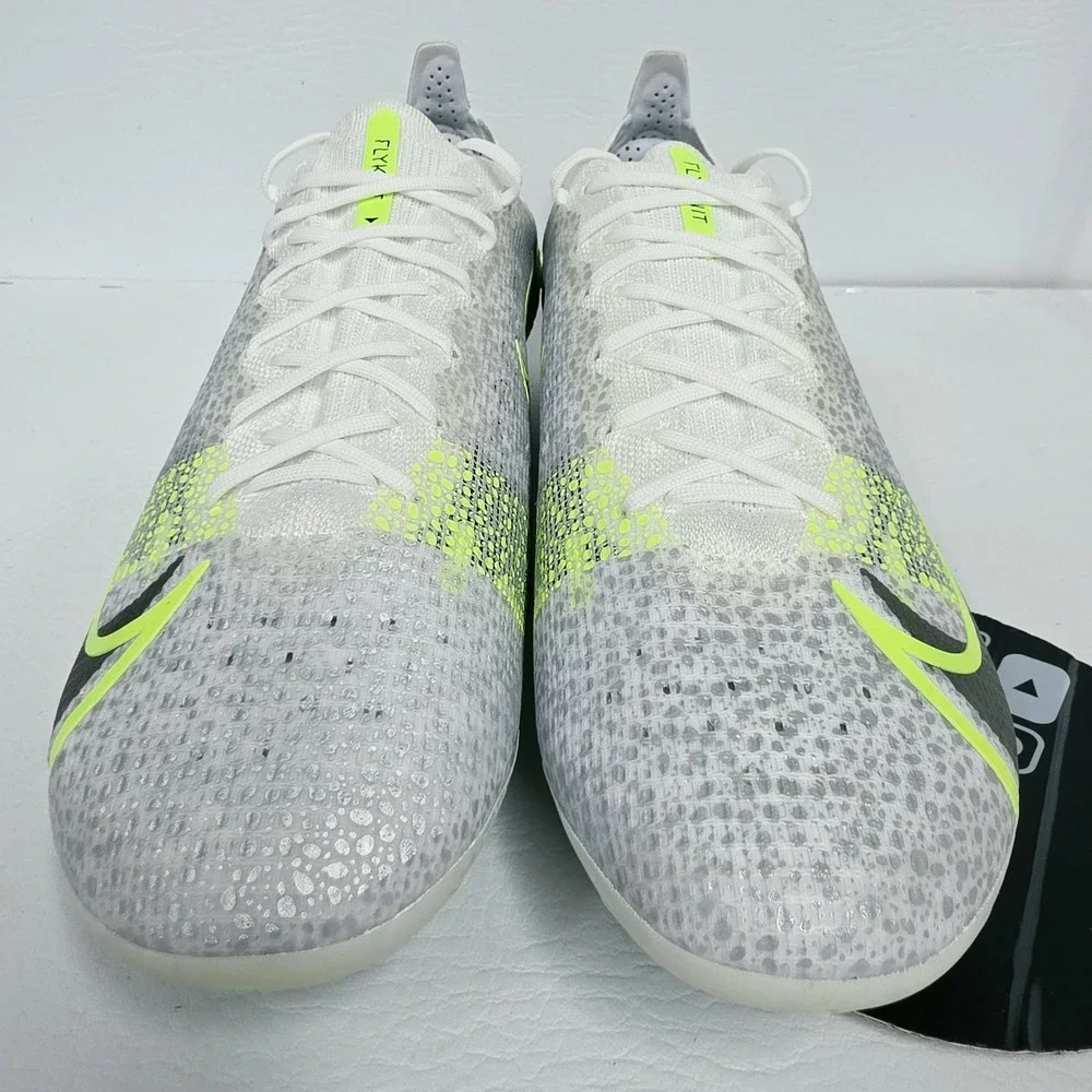 Nike Mercurial Vapor 14 Elite FG White Volt Soccer CQ7635-107 Men's Size 11